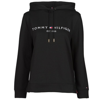 Tommy Hilfiger  HERITAGE HILFIGER HOODIE LS  women's Sweatshirt in Black