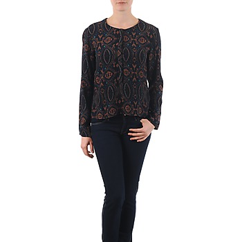 Antik Batik  VEE  women's Blouse in Black