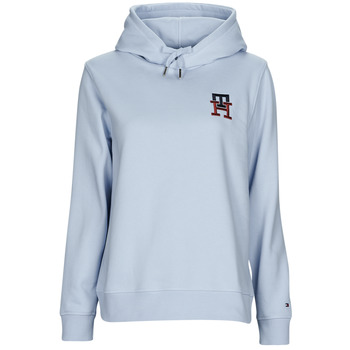Tommy Hilfiger  REG MONOGRAM EMB HOODIE  women's Sweatshirt in Blue