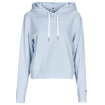 Tommy Hilfiger  REG FROSTED CORP LOGO HOODIE  women's Sweatshirt in Blue