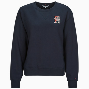 Tommy Hilfiger  IMD MDRN REG SML SWEATSHIRT  women's Sweatshirt in Marine