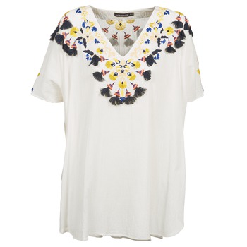 Antik Batik  DOVE  women's Tunic dress in White