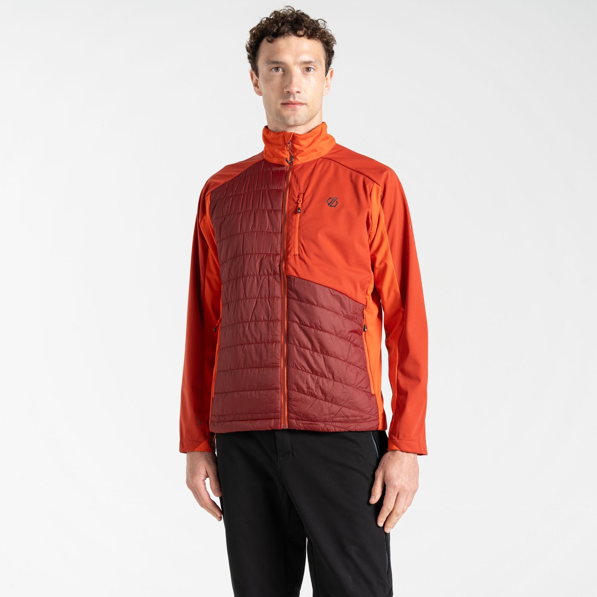 Dare 2b Men's Lightweight Mountaineer Hybrid Jacket Tuscan Syrah Red, Size: M
