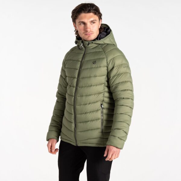 Dare 2b Men's Lightweight Mountain Series Baffled Jacket Olivine Green, Size: XXL