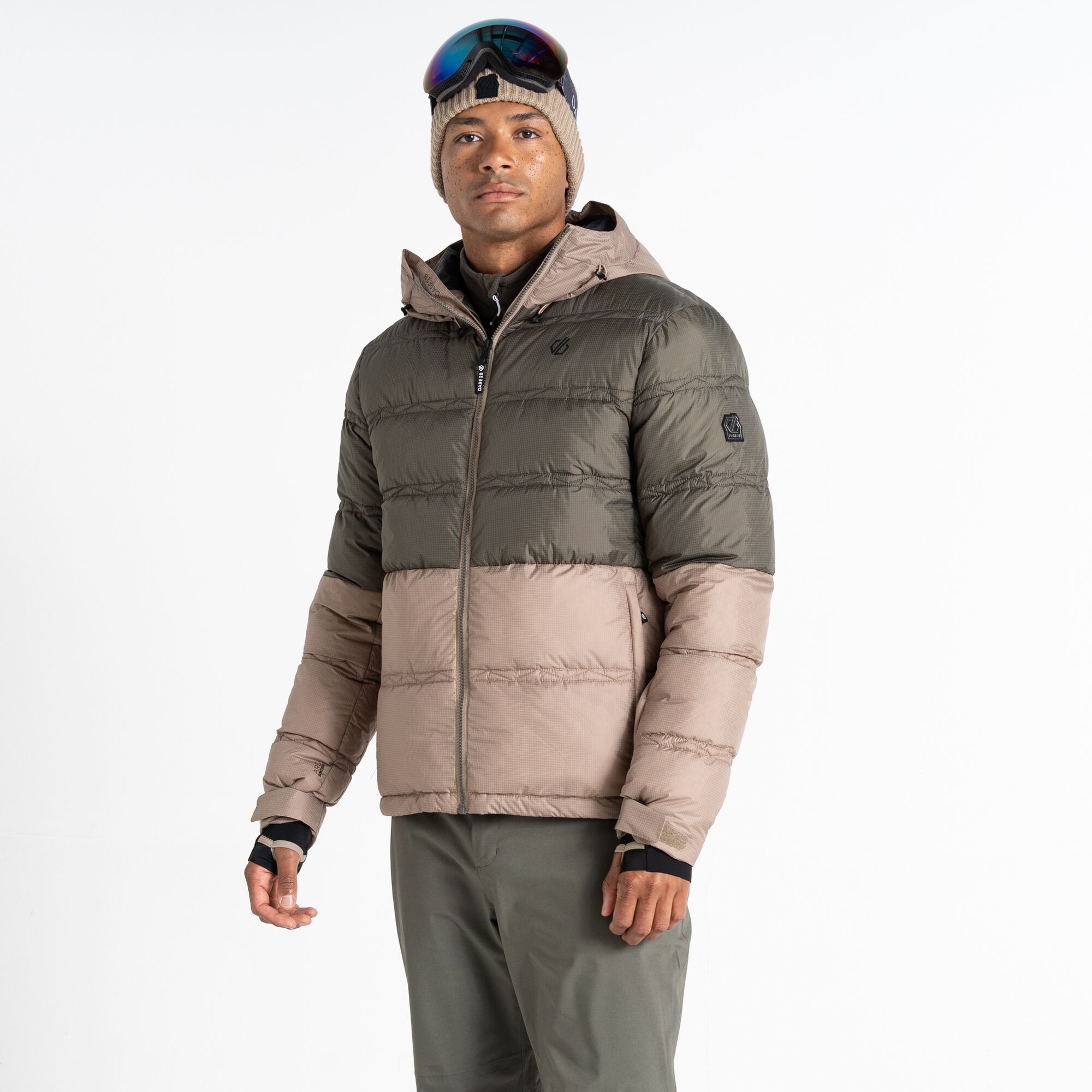 Dare 2b Men's Breathable Ollie Ski Jacket Lichen Green Clay, Size: XXXL