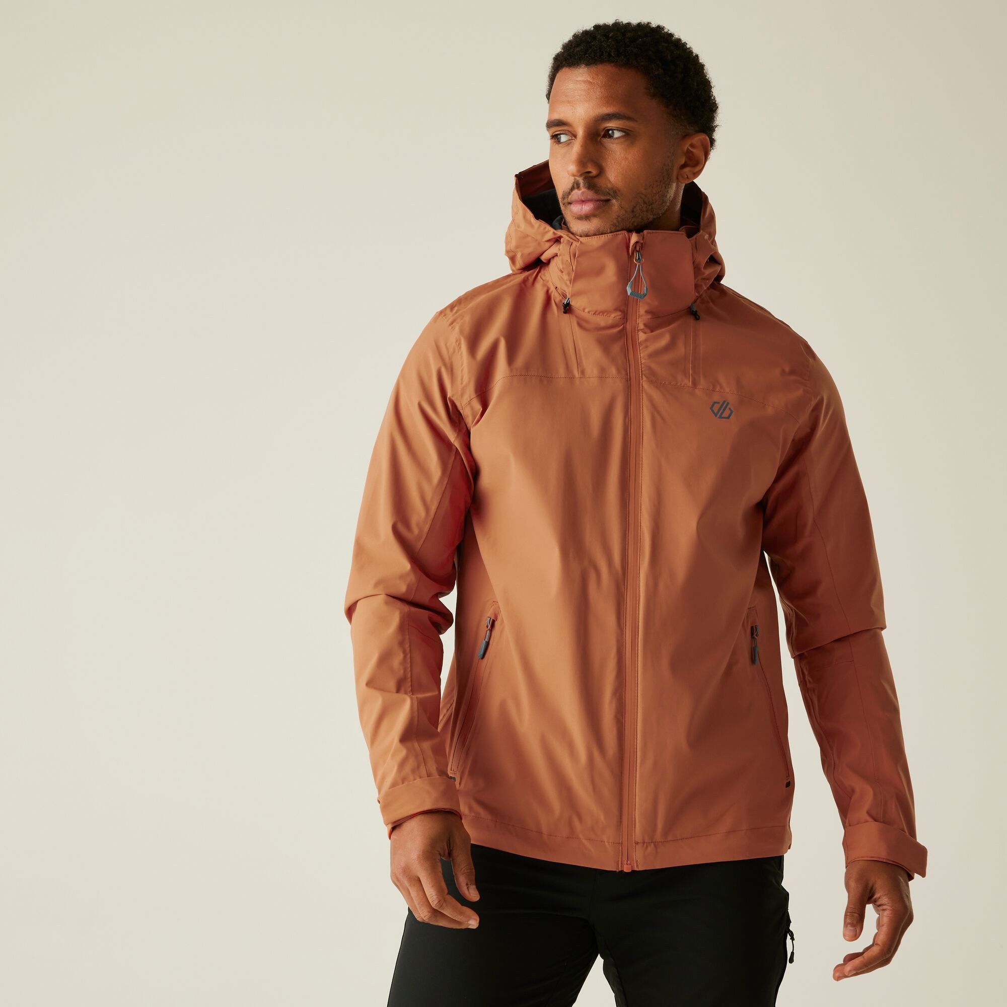 Dare 2b Men's Water-repellent Switch Out II Waterproof Jacket Spicy Route, Size: XXXL