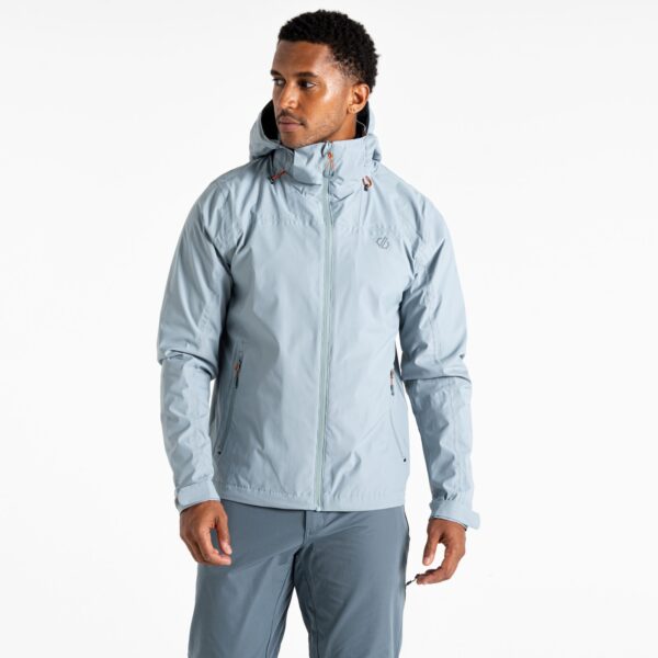 Dare 2b Men's Water-repellent Switch Out II Waterproof Jacket Lead Grey, Size: S
