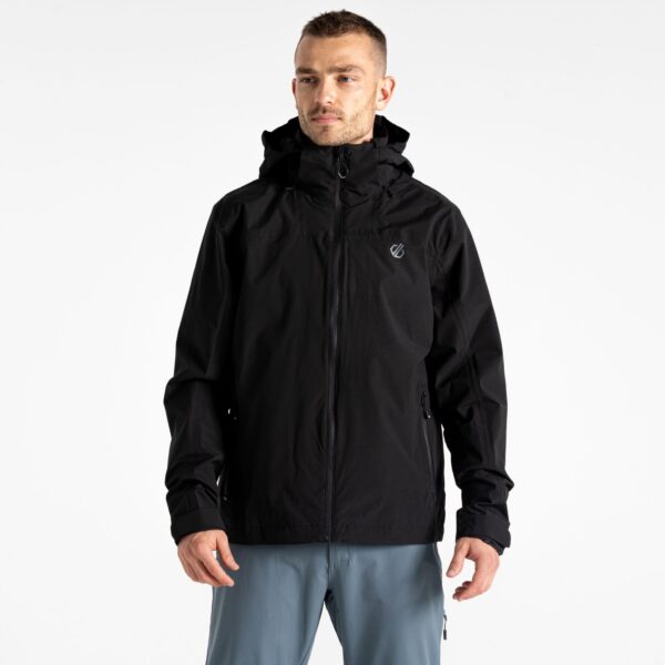 Dare 2b Men's Water-repellent Switch Out II Waterproof Jacket Black, Size: XXL