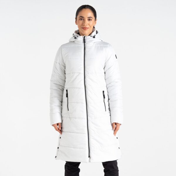 Dare 2b Women's Water-repellent Distinguish Baffled Jacket Cream, Size: 8