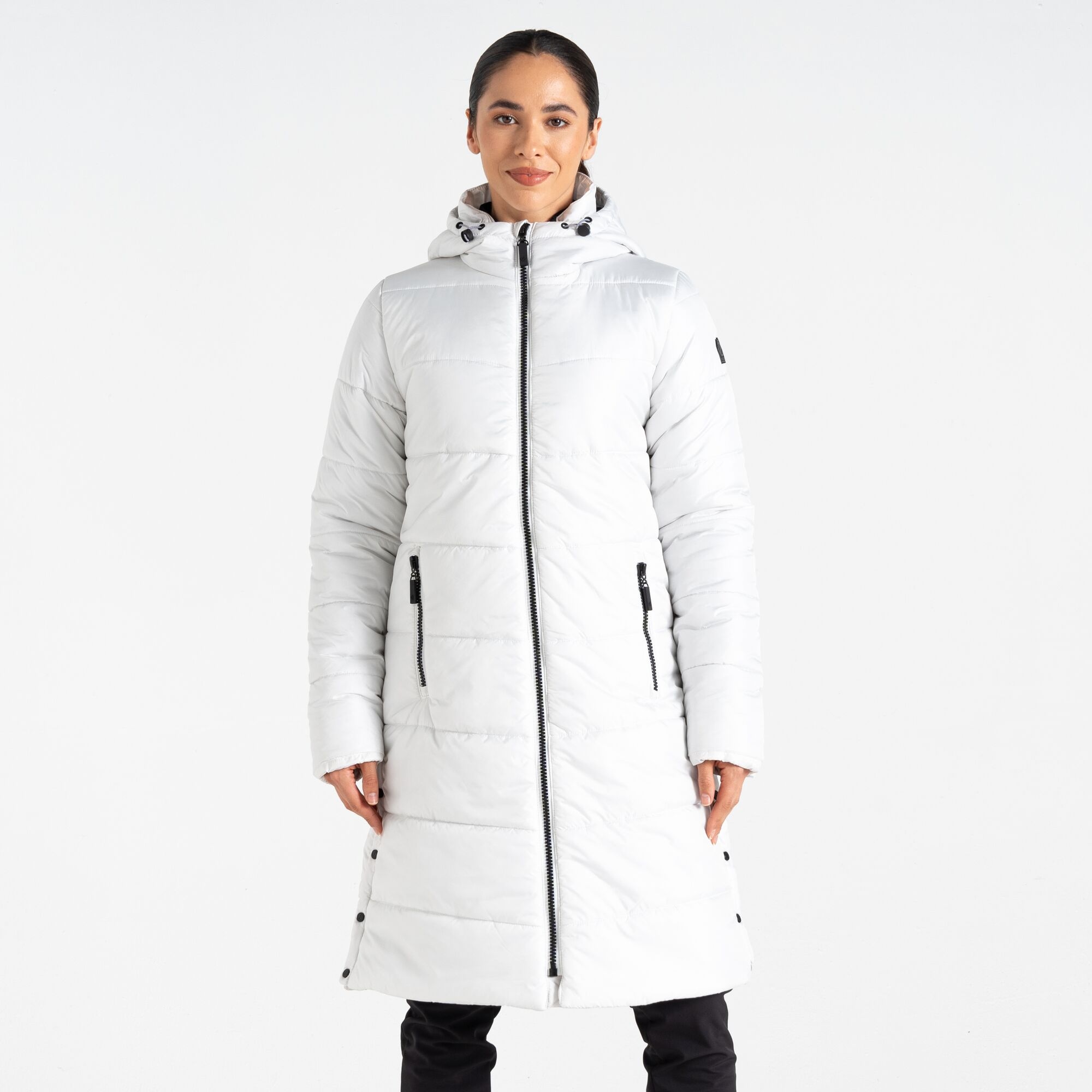 Dare 2b Women's Water-repellent Distinguish Baffled Jacket Cream, Size: 8