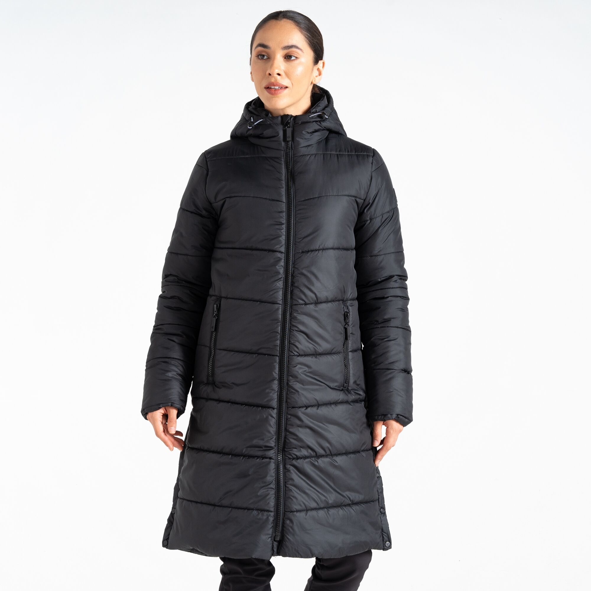 Dare 2b Women's Water-repellent Distinguish Baffled Jacket Black, Size: 8