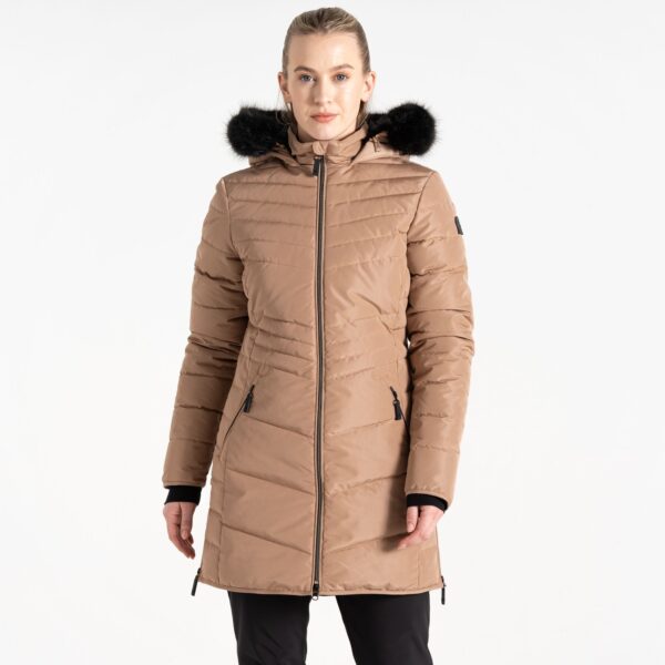 Dare 2b Women's Water-repellent Striking IV Jacket Beige, Size: 8