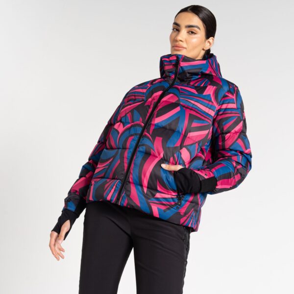 Dare 2b Women's Lightweight Showcase Baffled Ski Jacket Hot Pink, Size: 16