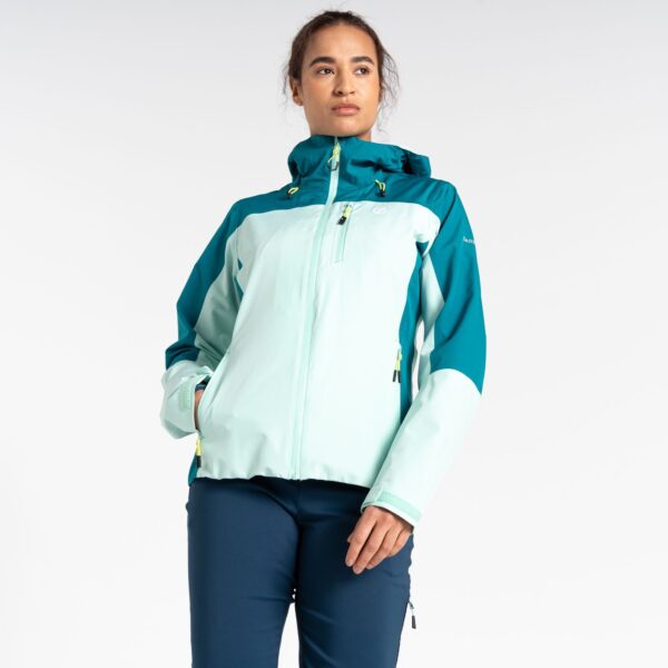 Dare 2b Women's Breathable Mountain Series Waterproof Jacket Kayaking Mint Green, Size: 18