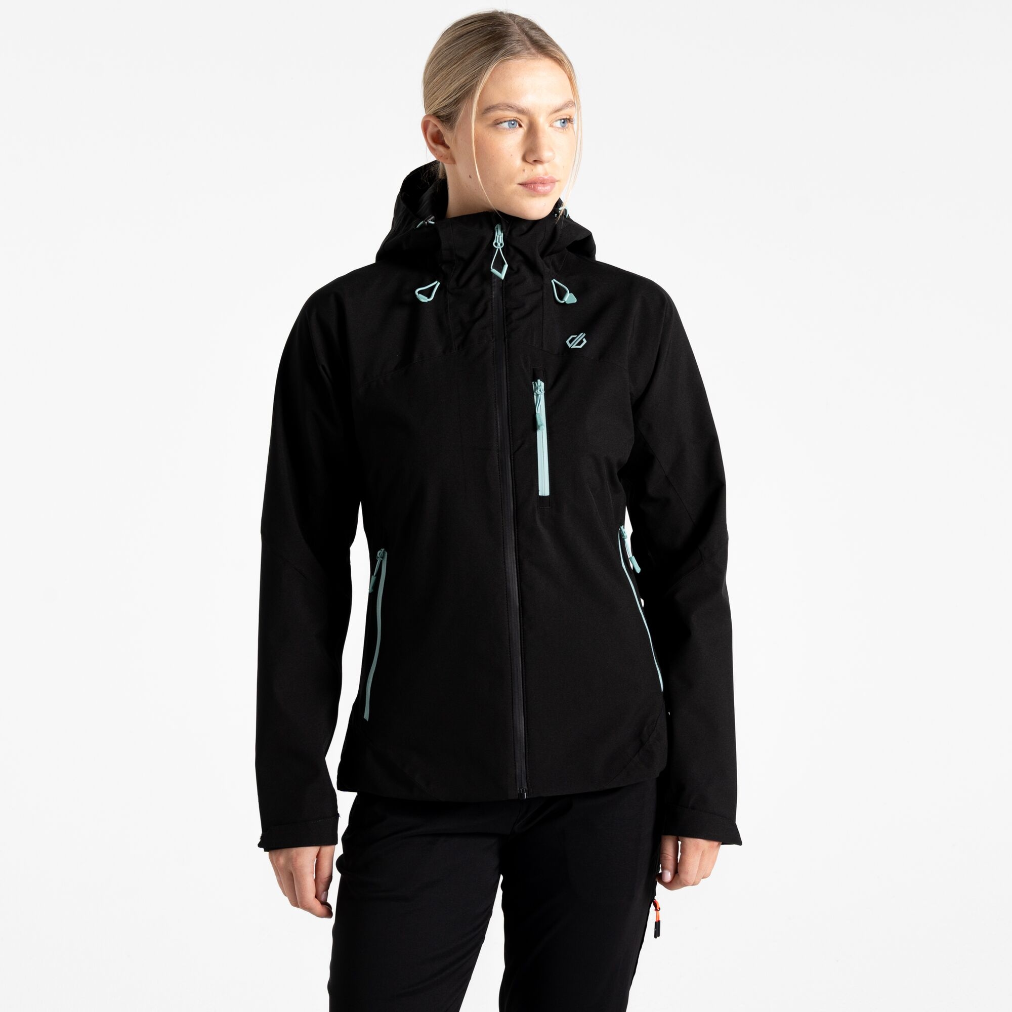 Dare 2b Women's Torrek II Waterproof Jacket Black, Size: 10