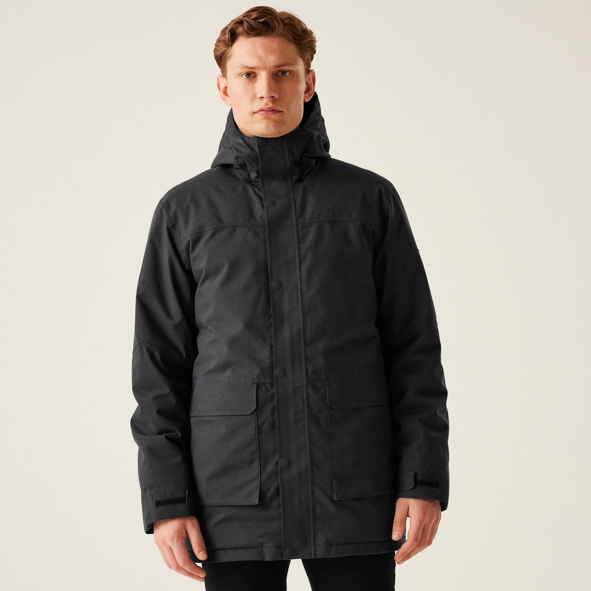 Regatta Men's Breathable Ezdale Waterproof Insulated Jacket Black Marl Black, Size: M