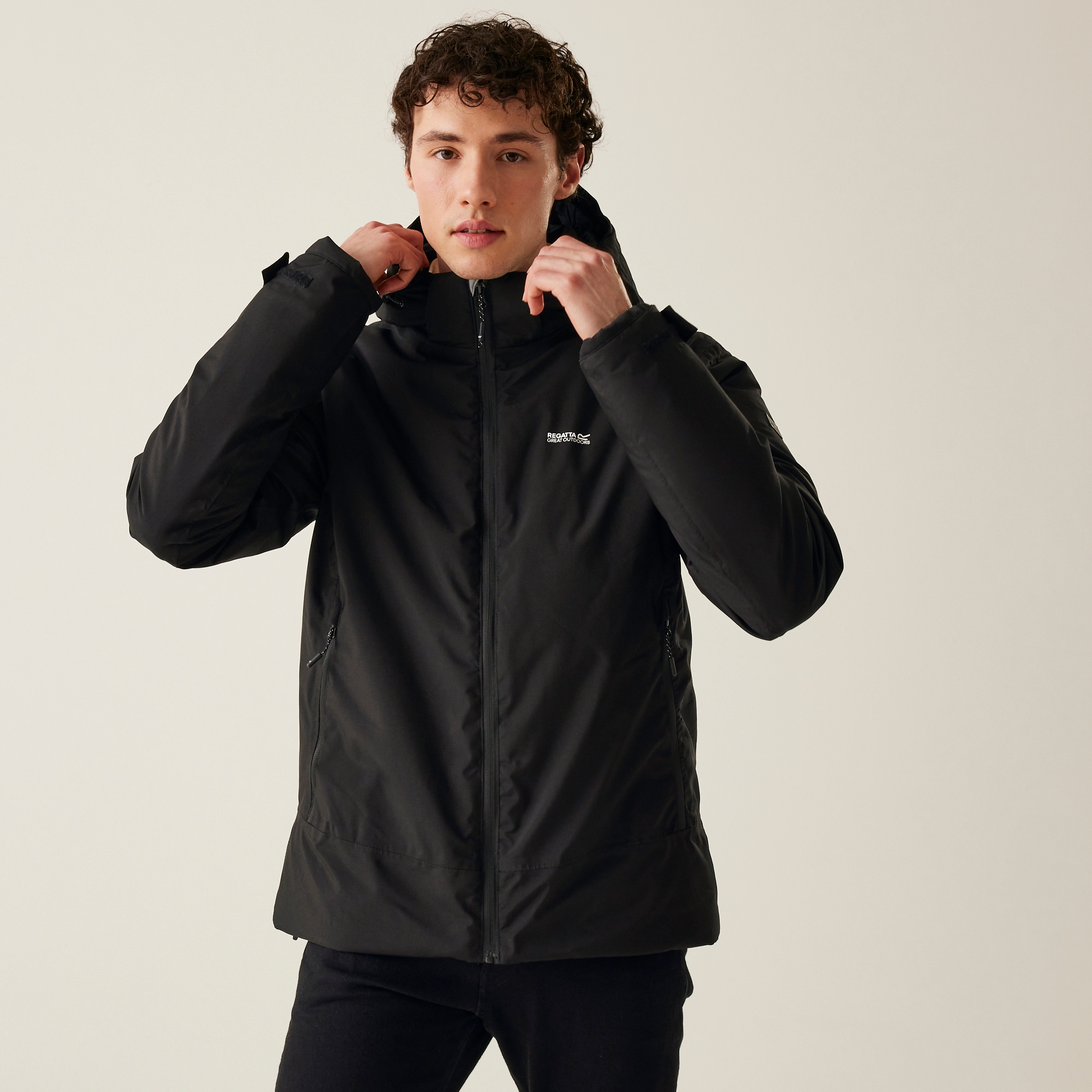 Regatta Men's Breathable Frelton Waterproof Insulated Jacket Black, Size: XL
