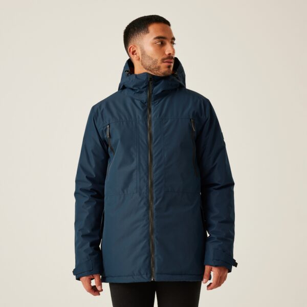 Regatta Lightweight Men's Navy Blue Larrick Waterproof Insulated Jacket, Size: S