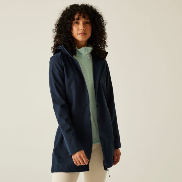 Regatta Women's Breathable Carisbrooke Softshell Jacket Navy Aruba Blue, Size: 8