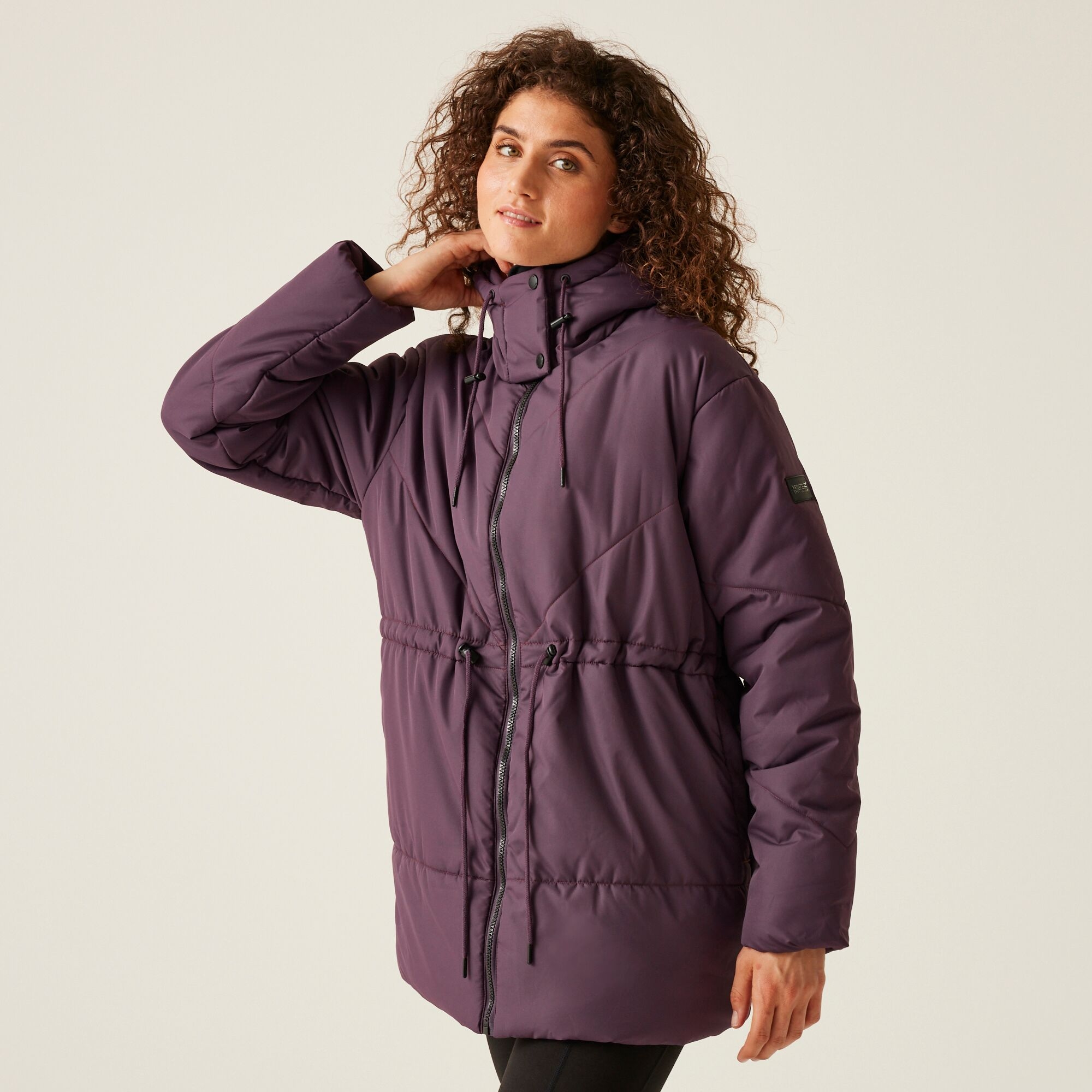 Regatta Women's Water-repellent Rurie Baffled Jacket Deep Plum, Size: 20
