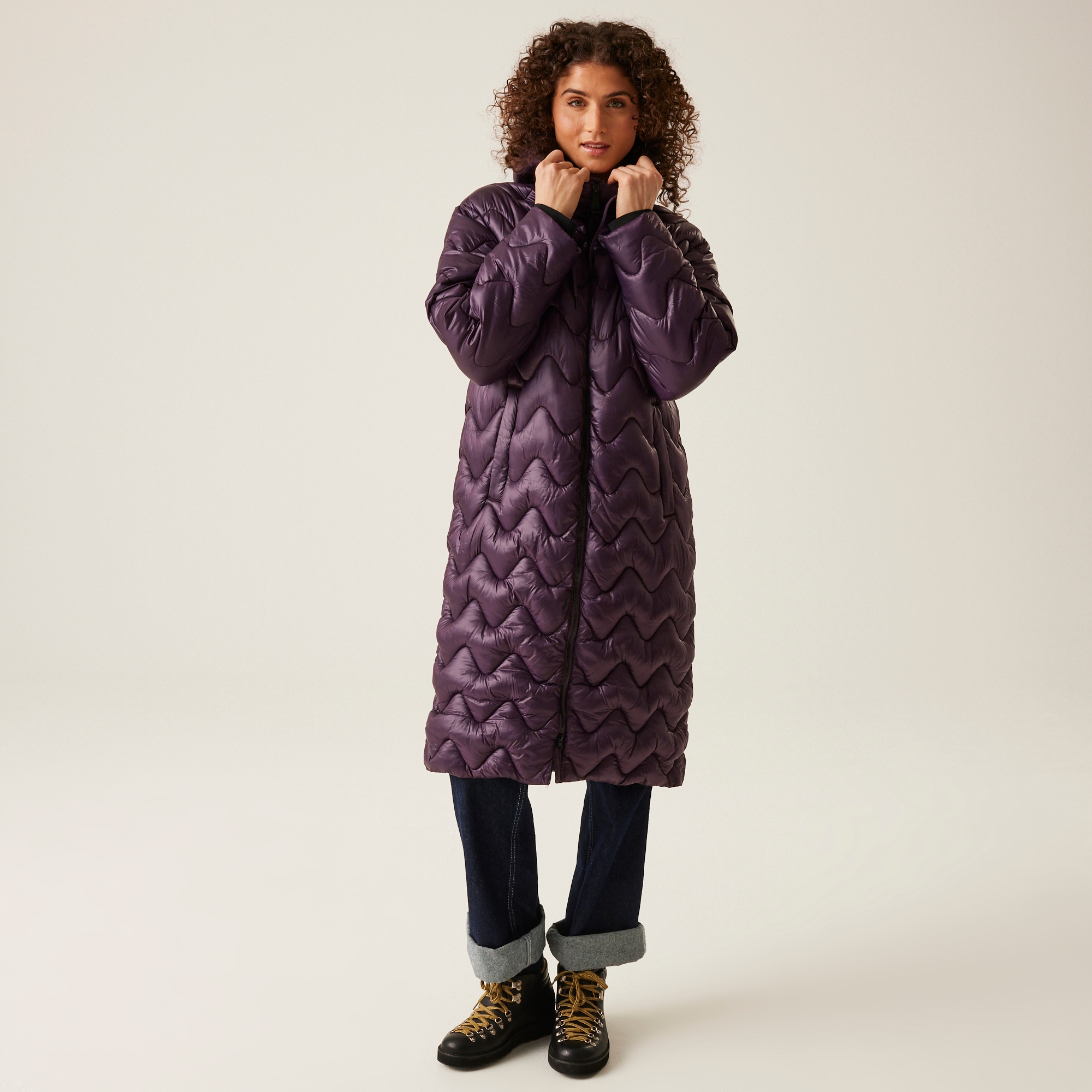 Regatta Women's Water-repellent Cambrie II Quilted Jacket Deep Plum, Size: 26