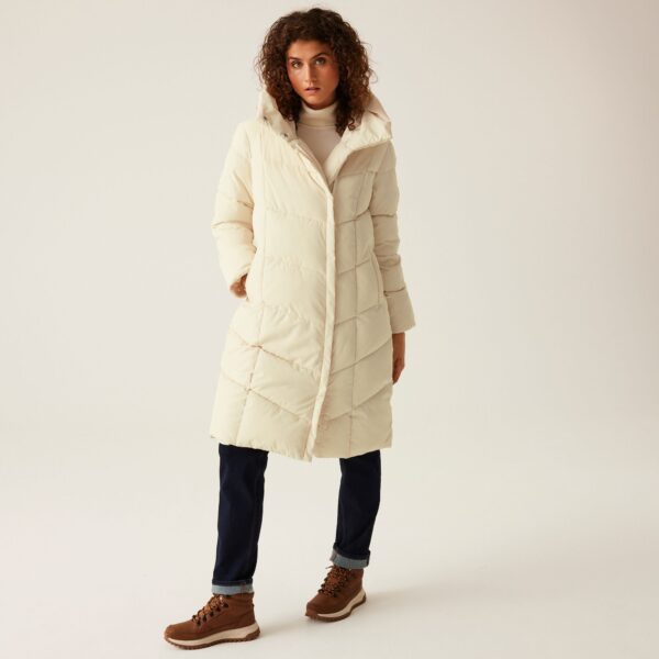 Regatta Women's Water-repellent Nurie Quilted Jacket Light Vanilla, Size: 26