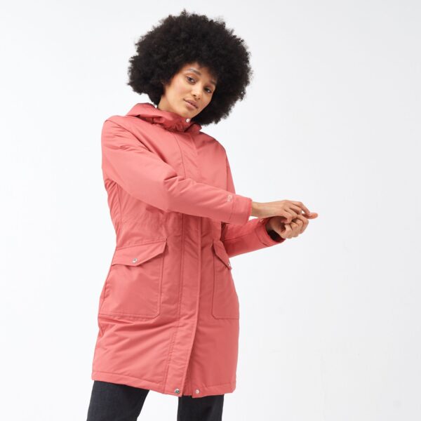 Regatta Women's Breathable Romine Waterproof Parka Jacket Mineral Red, Size: 18