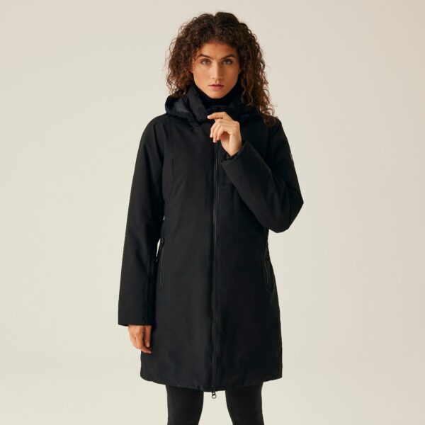 Regatta Women's Breathable Yewbank IV Waterproof Jacket Black Black, Size: 54