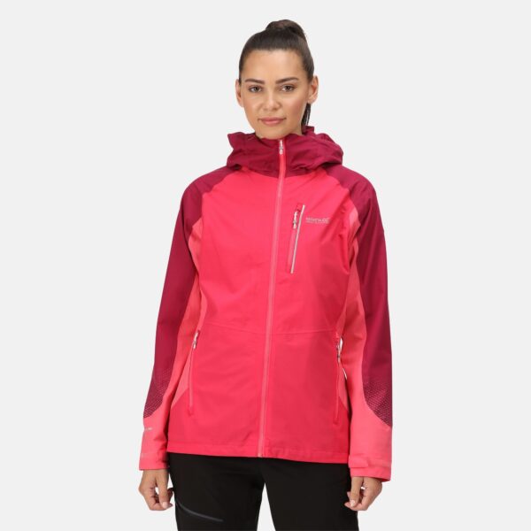 Regatta Women's Breathable Highton Pro Waterproof Jacket Rethink Pink Wild Plum, Size: 16