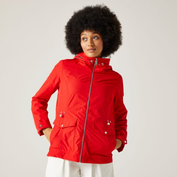 Regatta Women's Breathable Navassa Waterproof Jacket High Risk Red, Size: 16