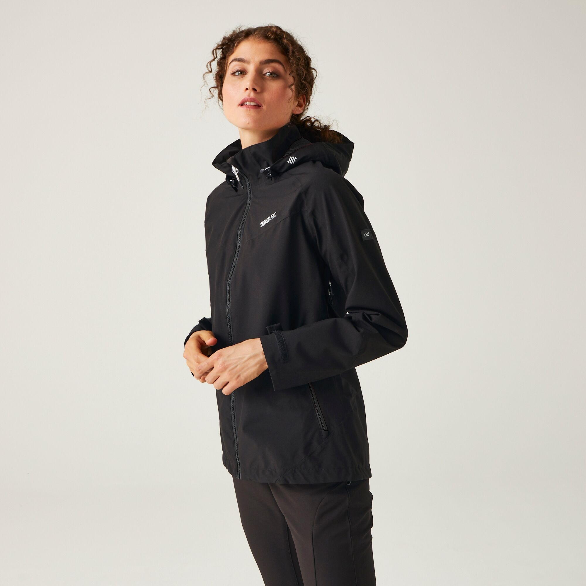 Regatta Women's Breathable Bosfield II Waterproof Jacket Black, Size: 16