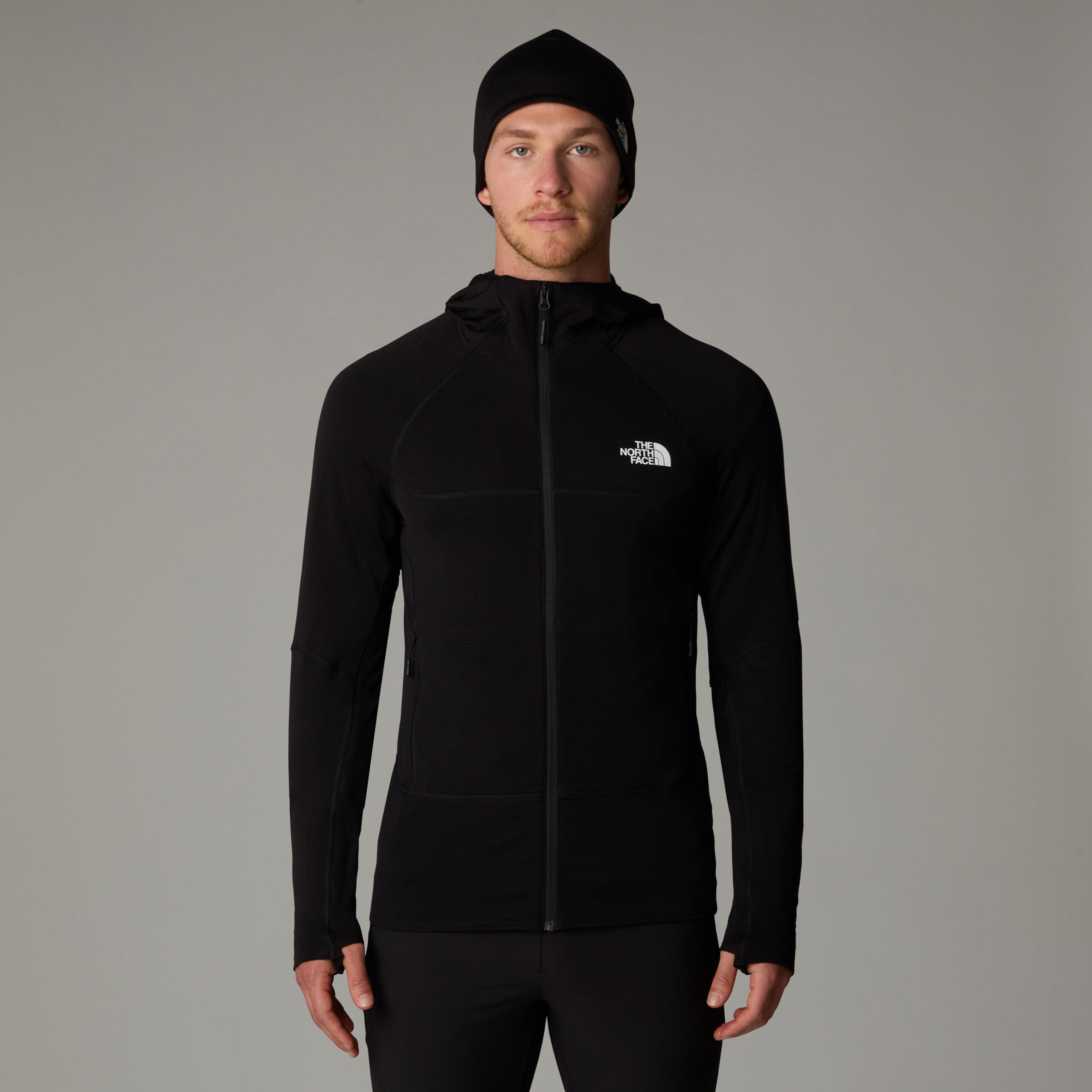 The North Face Mens Men’s Bolt Polartec Hooded Jacket - Black - Size Small
