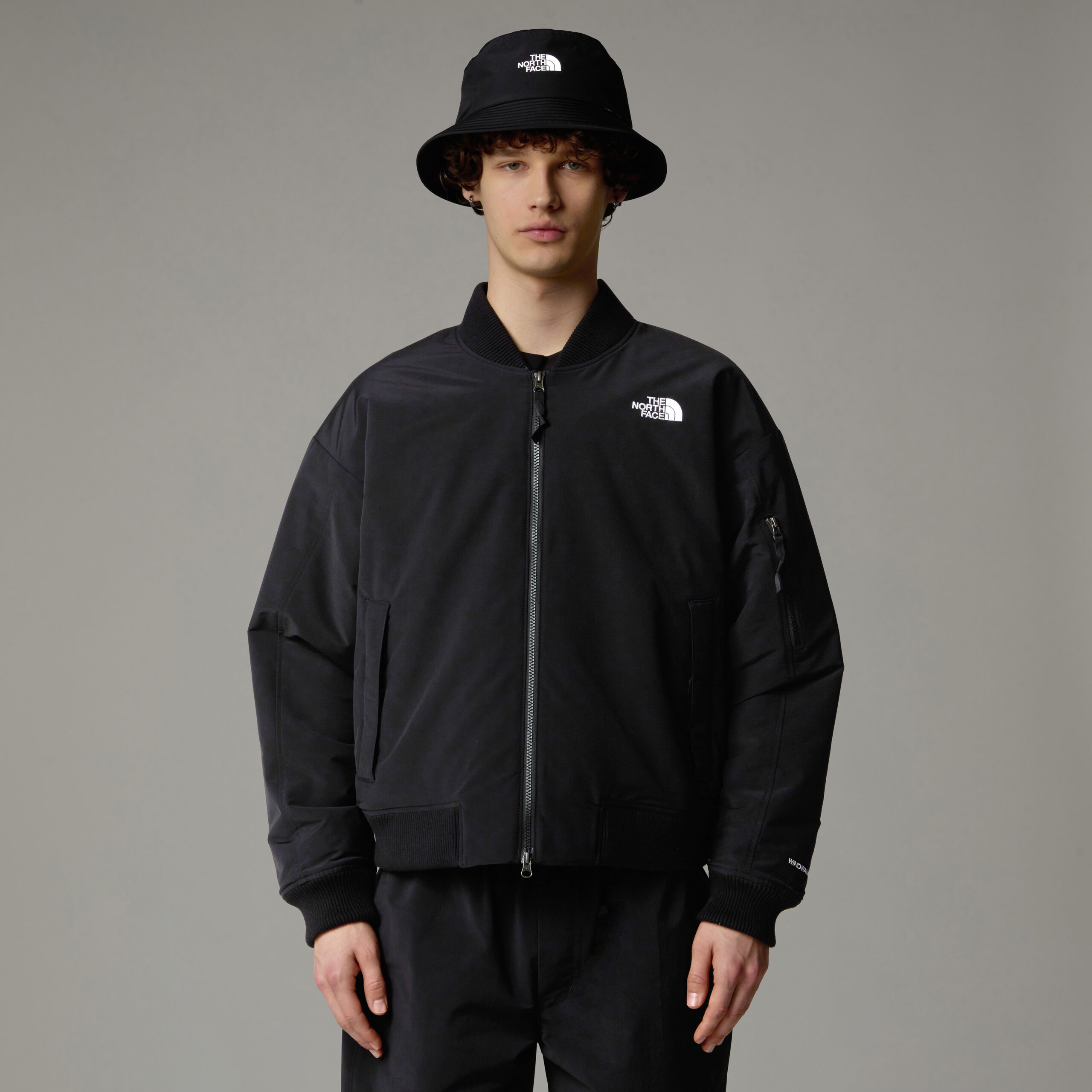 The North Face Mens TNF Bomber Jacket - Black - Size Large
