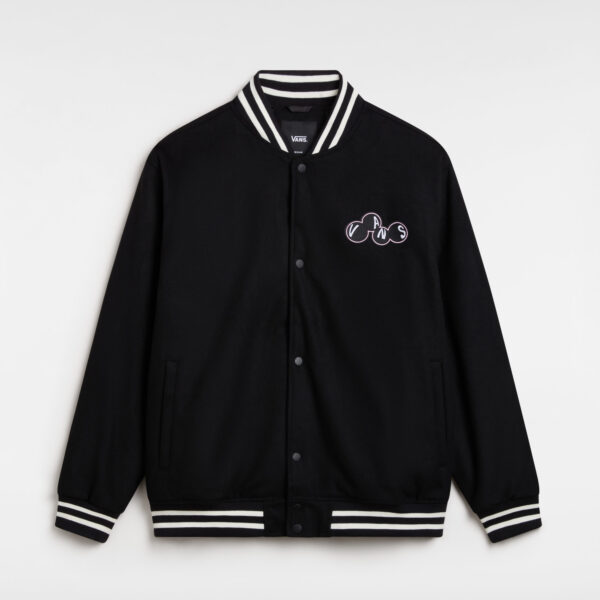 Vans Mens Scuttle Baseball Jacket - Grey - Size X-Large