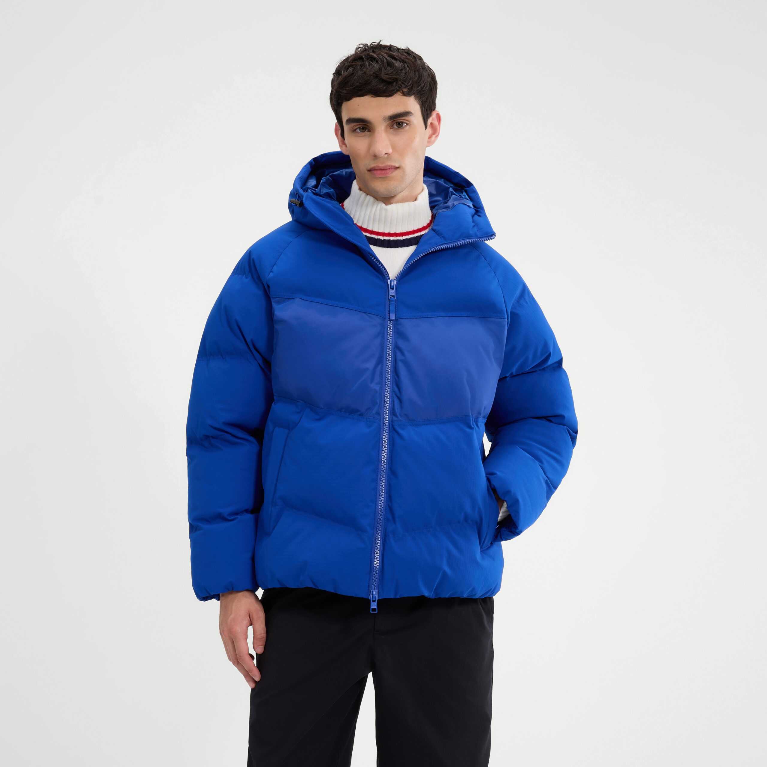 Ellesse Mens Raffaele Padded Jacket - Blue - Size X-Small
