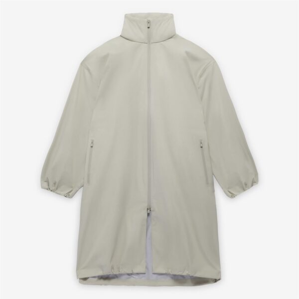 adidas Mens Solid Patterned Zipped Pocket Woven Cuff Parka Coat in Sesame - Beige - Size Large