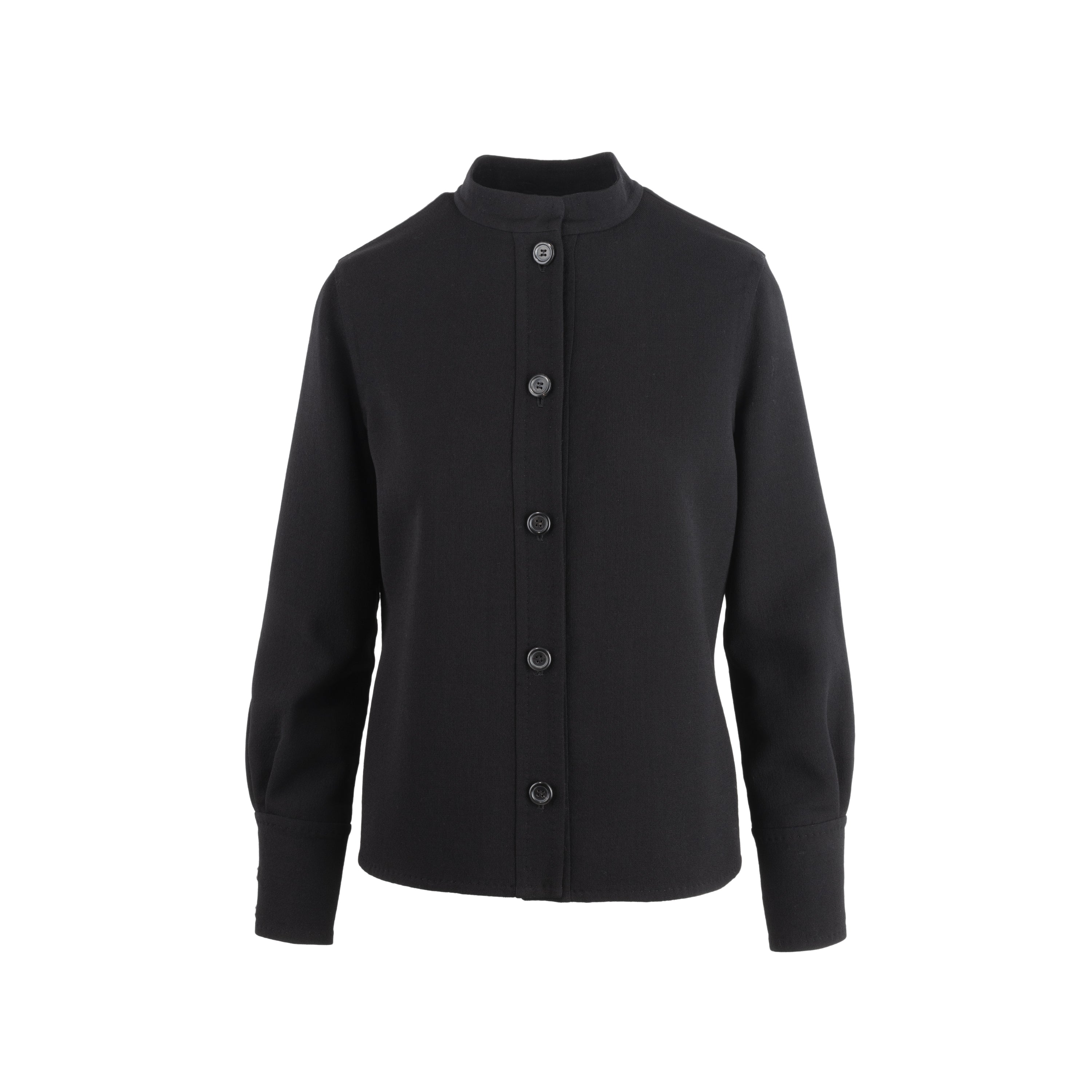 Yves Saint Laurent Pre-owned Womens Korean Style Jacket - '00s - Black Wool - Size EU 40 (Womens)