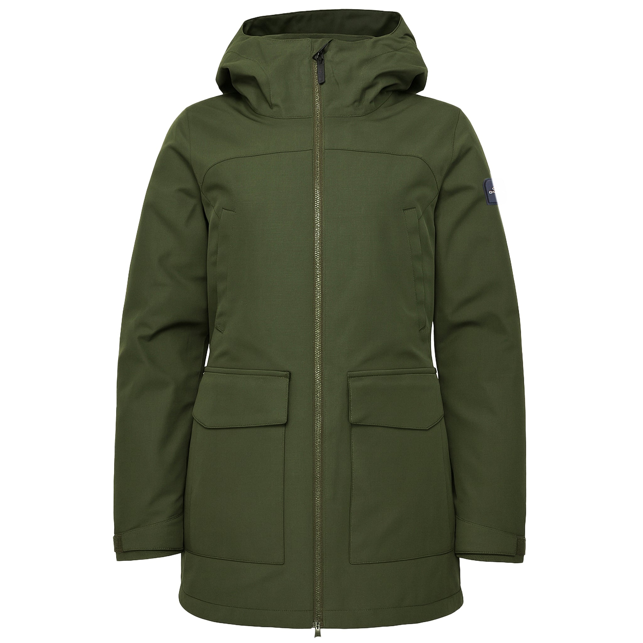 O'Neill 3in1 Womens Dark Green Journey Parka Jacket - Size Small