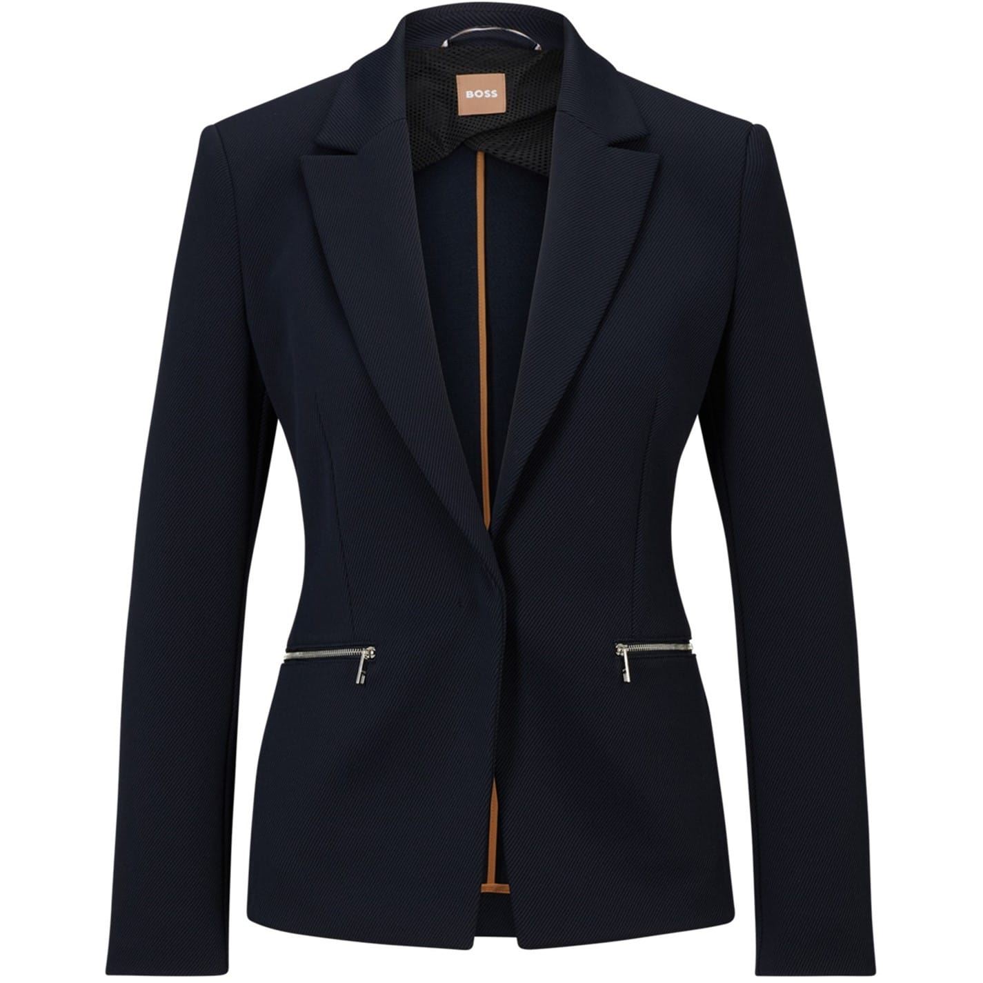 Boss Womens Blazer in Dark Blue 404 - Size 4 UK