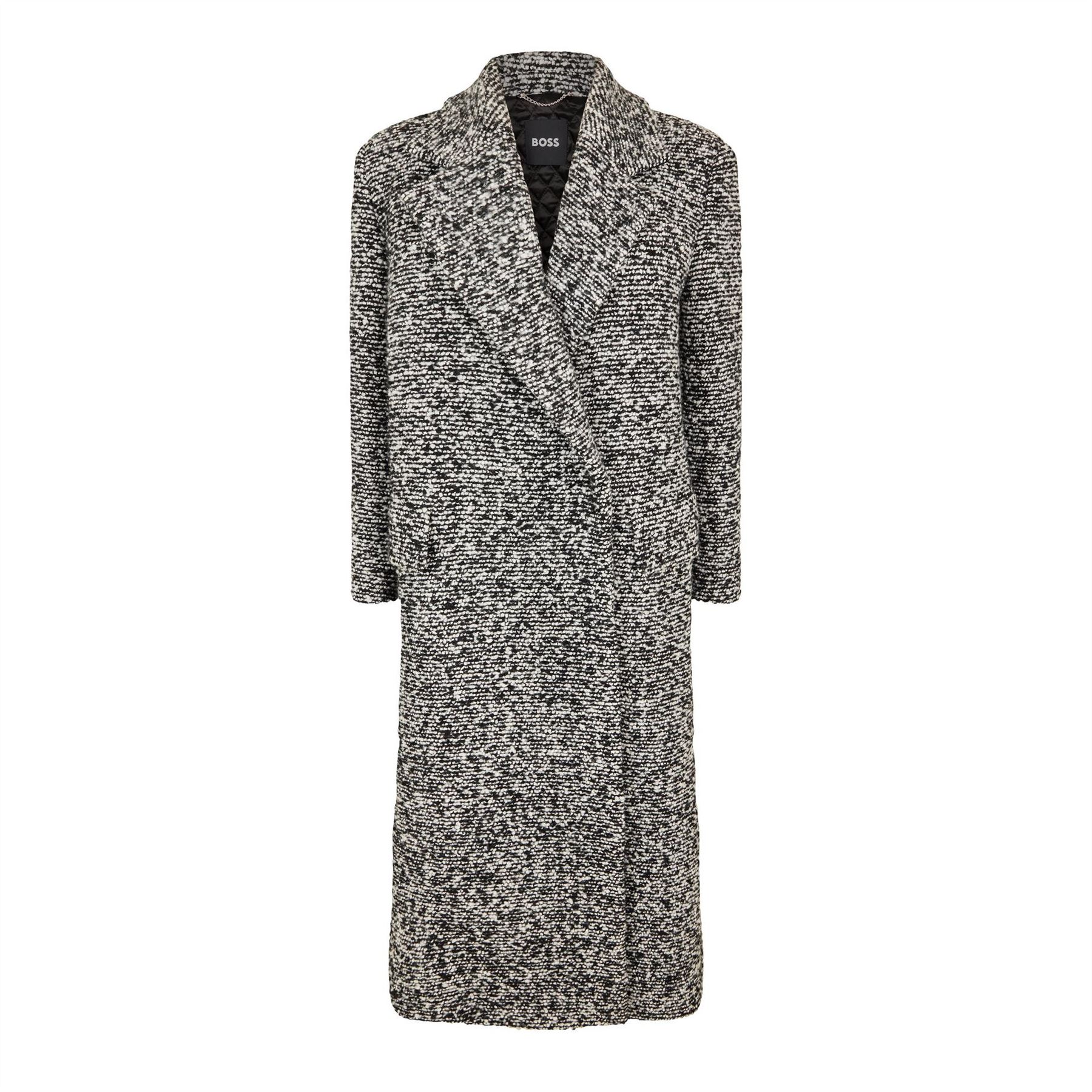 Boss Womens Cadensi Overcoat in Miscellaneous - Multicolour - Size 10 UK