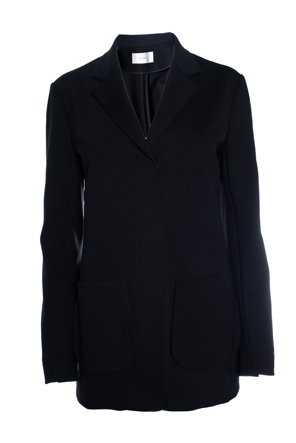 The Row Pre-owned Womens The Row, black blazer jacket with slide closure Nylon - Size Medium