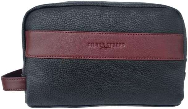 Walter Leather Washbag - Oxblood