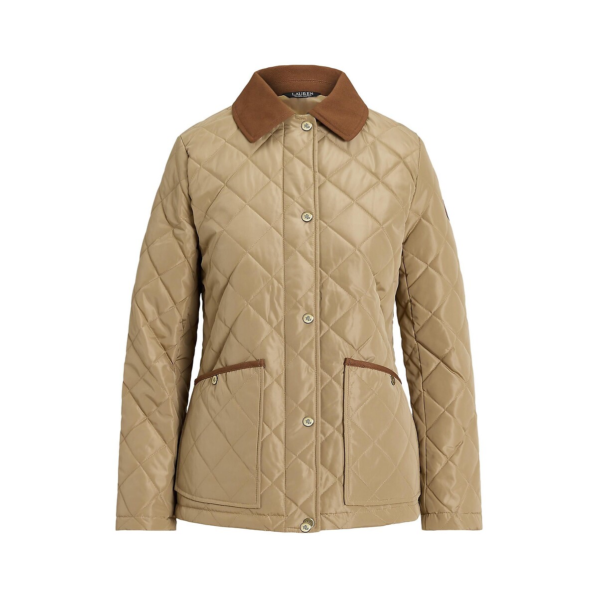 Short Diamond Quilted Jacket